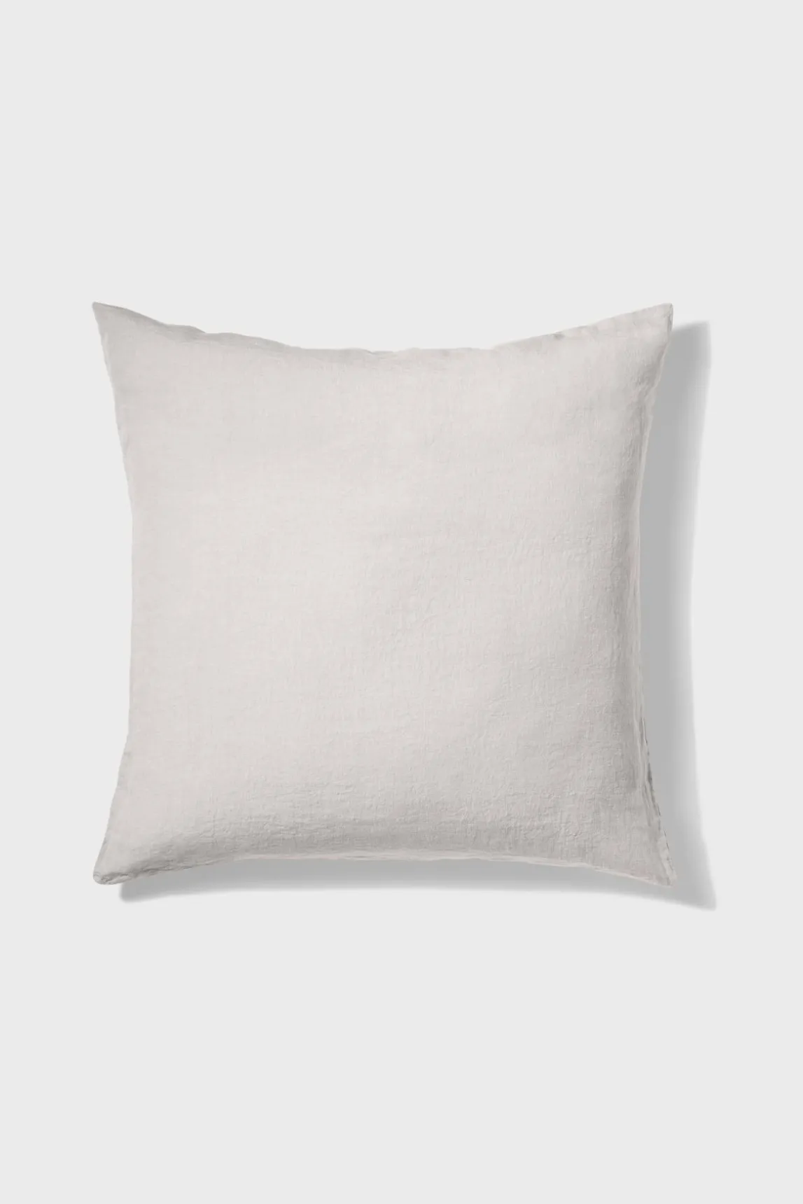 Taie D'Oreiller En Lin Lave - Gris Perle