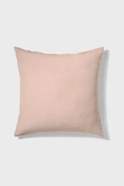 Taie D'Oreiller En Lin Lave - Rose Ancien