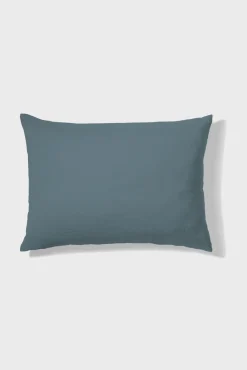 Taie D'Oreiller En Lin Lave - Bleu De Nuit