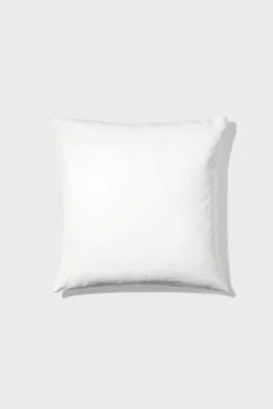 Taie D'Oreiller En Lin Lave - Blanc