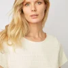 Top En Tweed Et Lurex Ecru - Amanda
