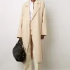 Trench En Laine Melangee Sable - Neissa