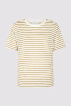 Tshirt A Rayures En Lurex Or - Mike