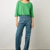 Tshirt Au Dos Boutonne Vert - Magnolia