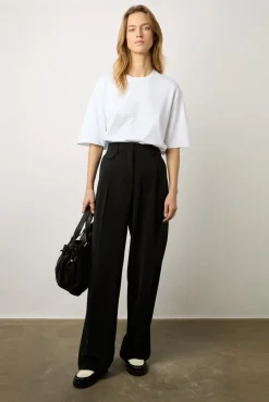 Tshirt Col Rond En Coton Ecru - Miray