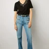 Tshirt En Coton A Strass Noir - Malie