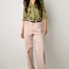 Tshirt Palmier En Lin Vert Kaki - Madison