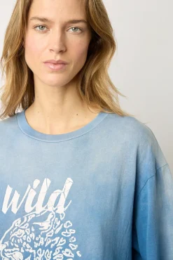 Tshirt Serigraphie Indigo - Malory