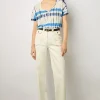 Tshirt Tie And Dye En Lin Indigo - Melane