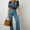 Tshirt Tie And Dye En Lin Indigo - Maroi