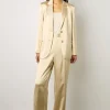 Veste De Tailleur Satinee Sable - Blair