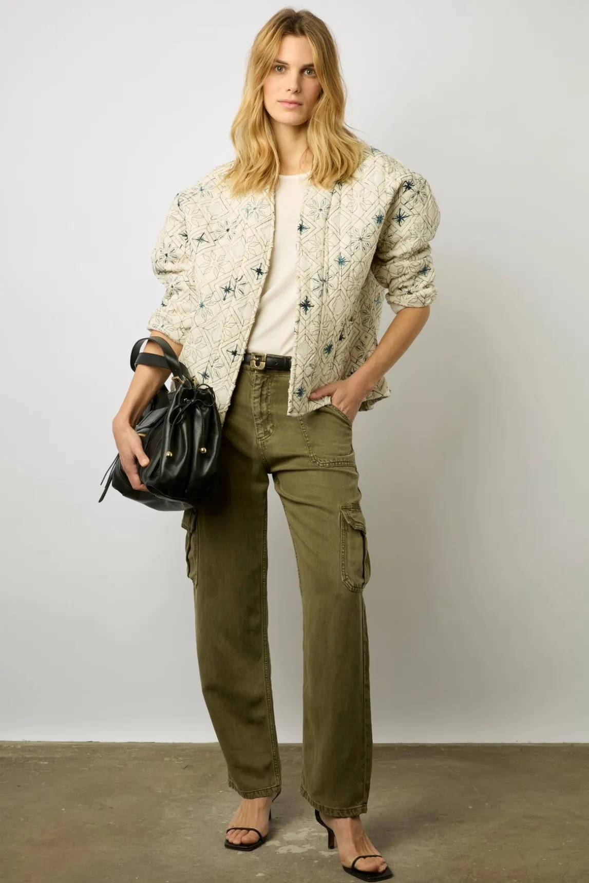 Veste En Boutis Brode Ecru - Babette