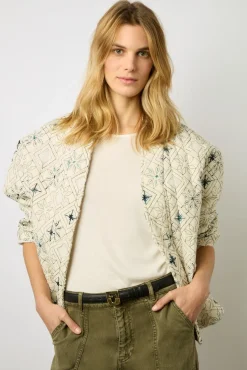 Veste En Boutis Brode Ecru - Babette