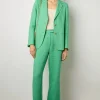 Veste En Lin Melange Emeraude - Barbara