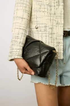 Veste Mi-Longue En Tweed Ecru - Brenda